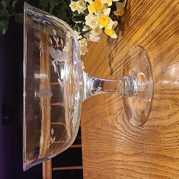 Princess House Heritage Compote Serving Centerpiece Bowl - Picture 2 of 8